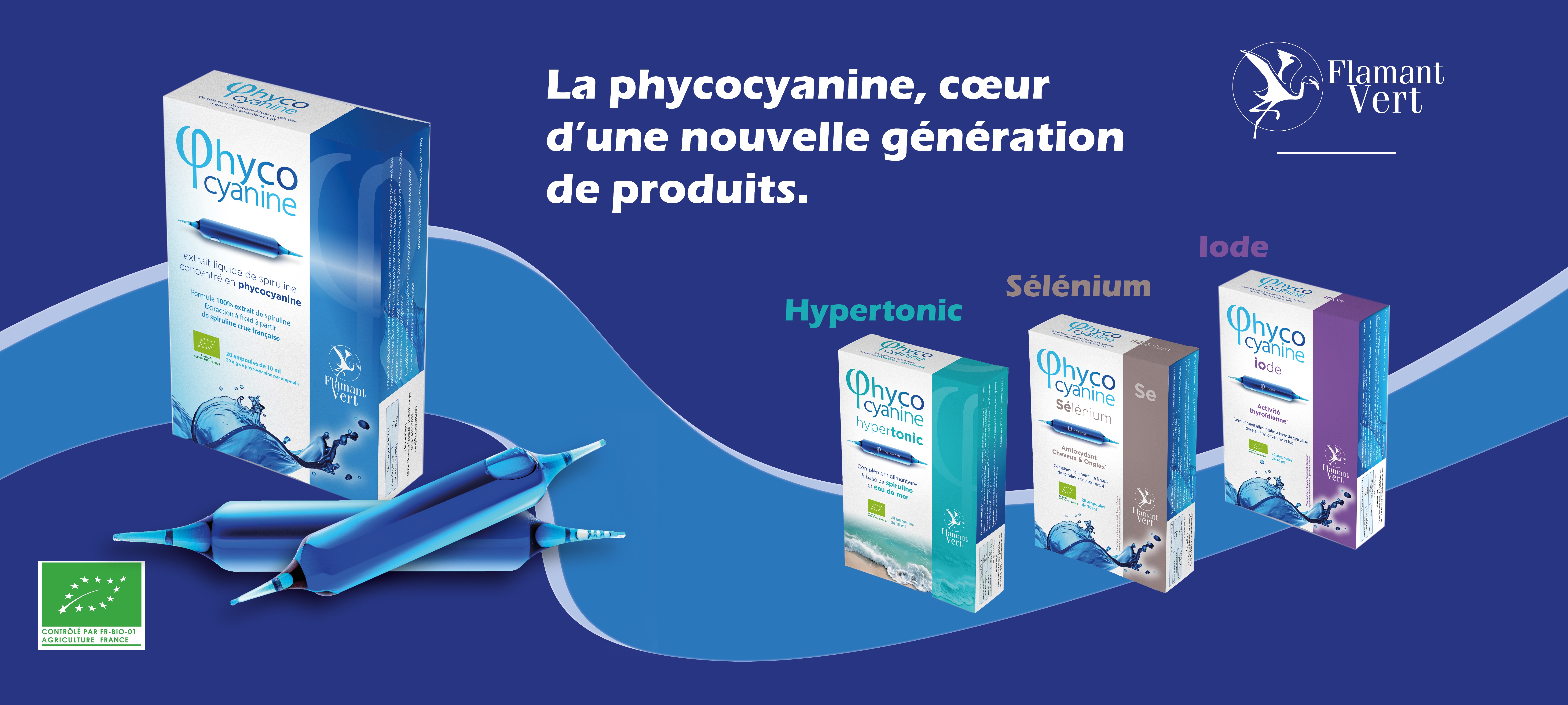 Slide présentation gamme phycocyanine